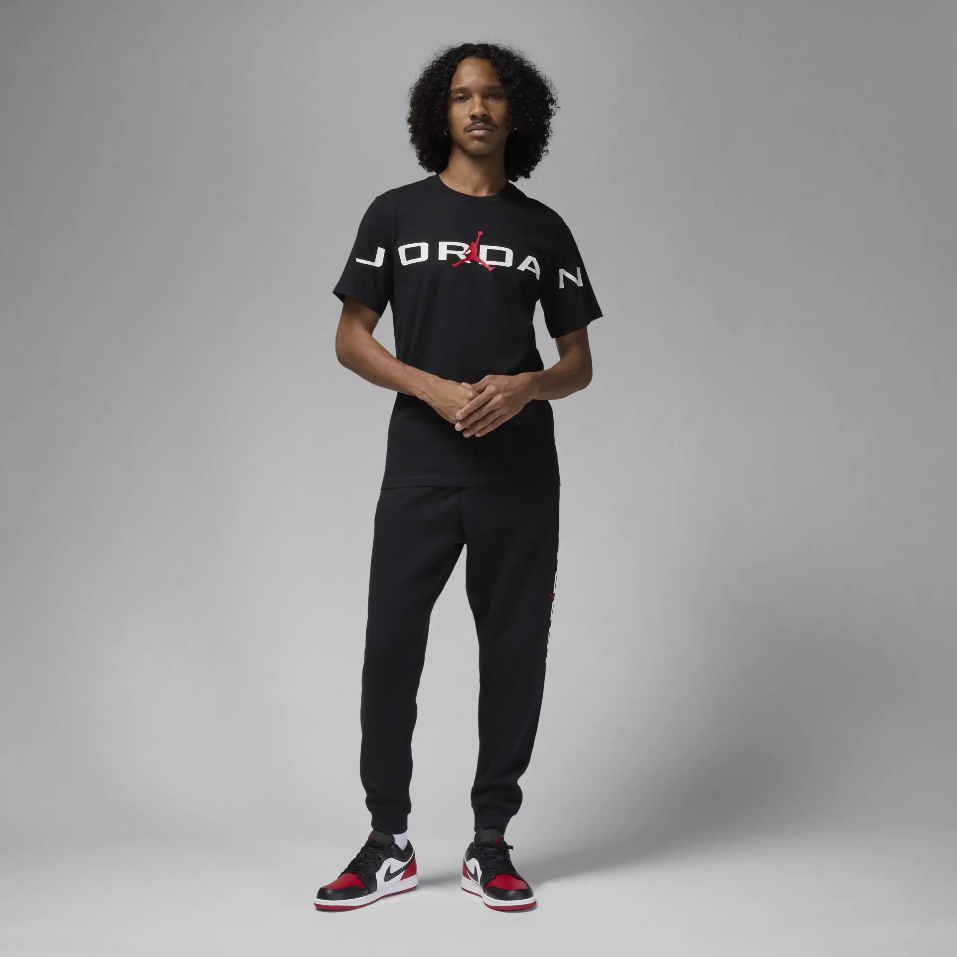Nike Jordan Men's T-Shirt - Black - Cotton