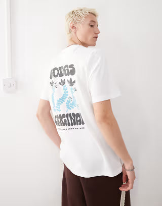 Flora graphic t-shirt in white