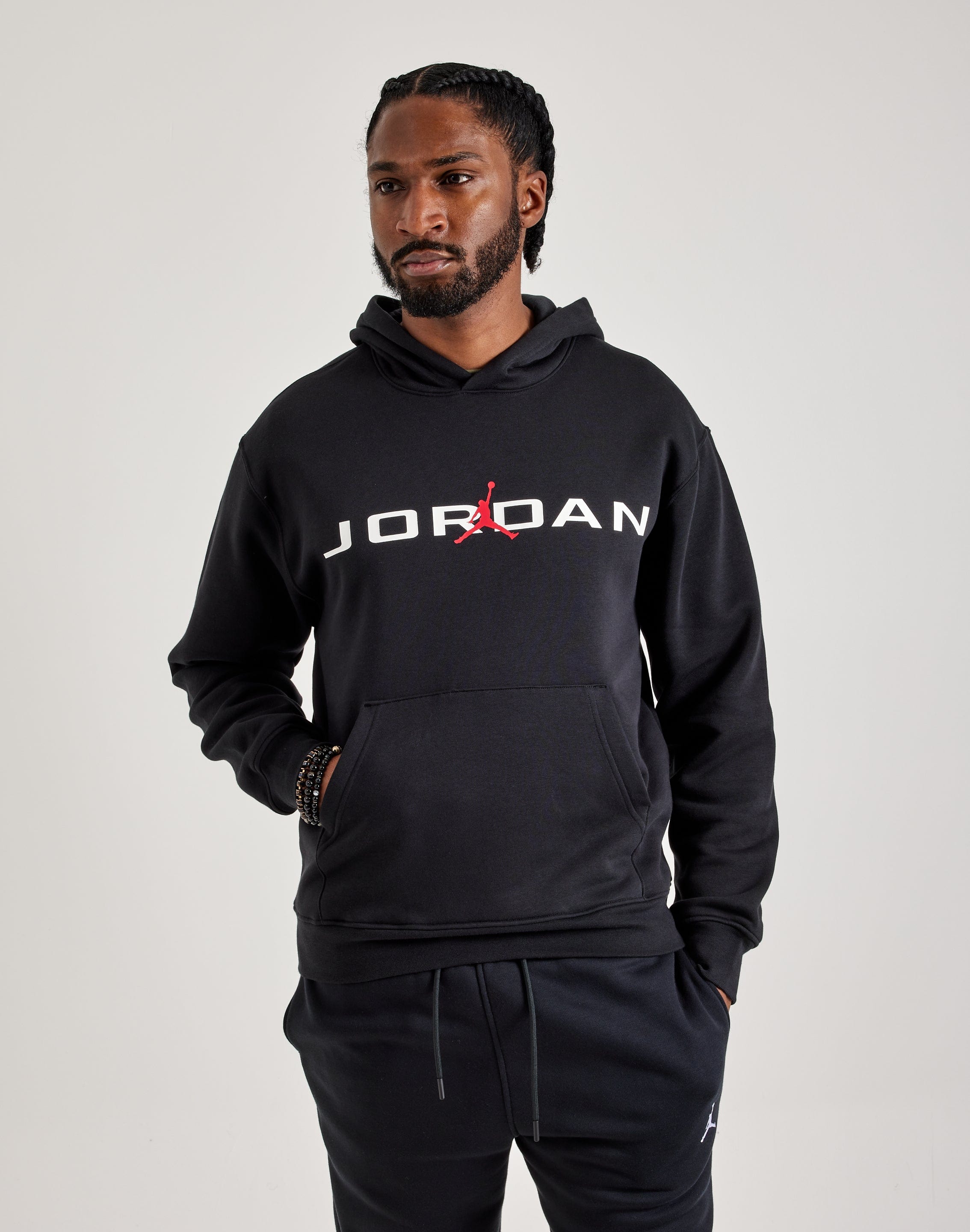 mens Jordan Air Stretch Fleece Hoodie