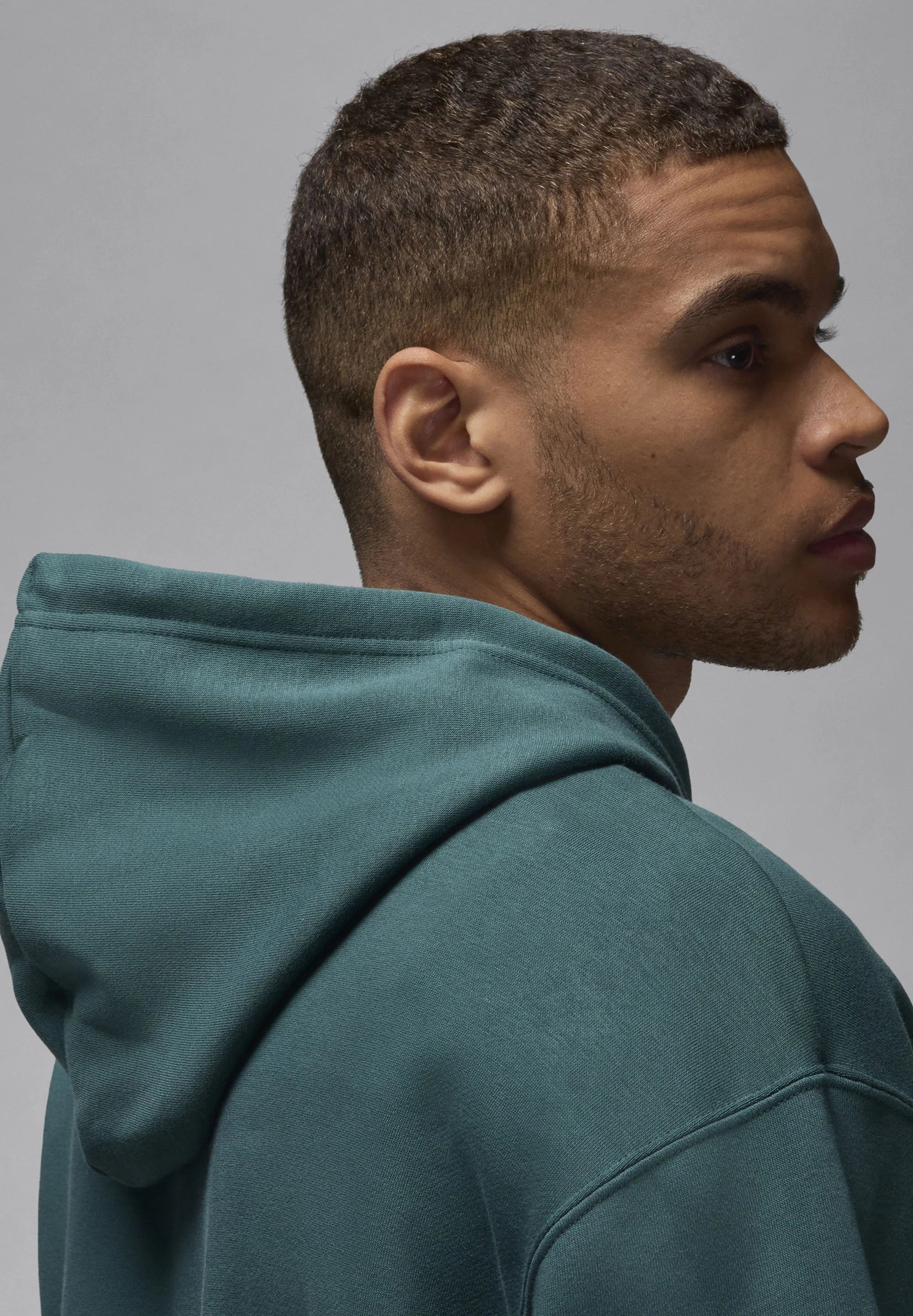 Jordan BASELINE - Hoodie - oxidised green light dew